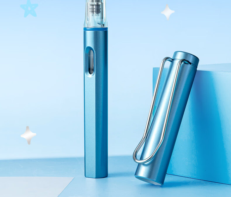 M&G Stationery Elementary School Student Fountain Pen for Back-to-School Handwriting Practice, Correct Posture, Fine Nib, Suitable for Boys and Girls Beginners, Grade 3 EF Nib Signature Pen, Single Pe 7