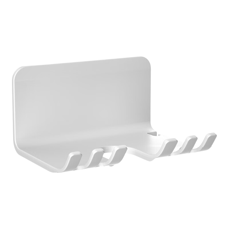 JD Original Air Series No-Drill Hair Dryer Holder, Wall-Mounted Storage Rack, Bathroom Hook Organizer
