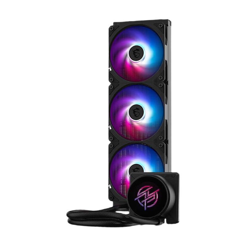 MSI MPG CORELIQUID P22 360 Liquid Cooler LCD Display Hardware Monitoring Supports 9800X3D