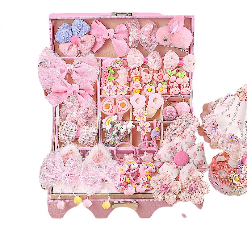 Jiaxiang Children's Day Hair Accessories Gift Box Cute Princess Hair Clips Set for Girls Birthday Present