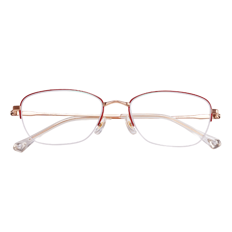 ARNO FOCUS ON YOUR EYES Titanium Frame Reading Glasses, High-Definition Anti-Blue Light Stylish High-End Reading Glasses A103M 100 Degrees