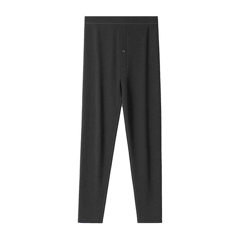 MiiOW Men's Thermal Underwear, Fleece-Lined Warm Long Johns, Cold-Resistant Pants for Autumn And Winter, Base Layer Leggings, Single Pants, Lining Pants