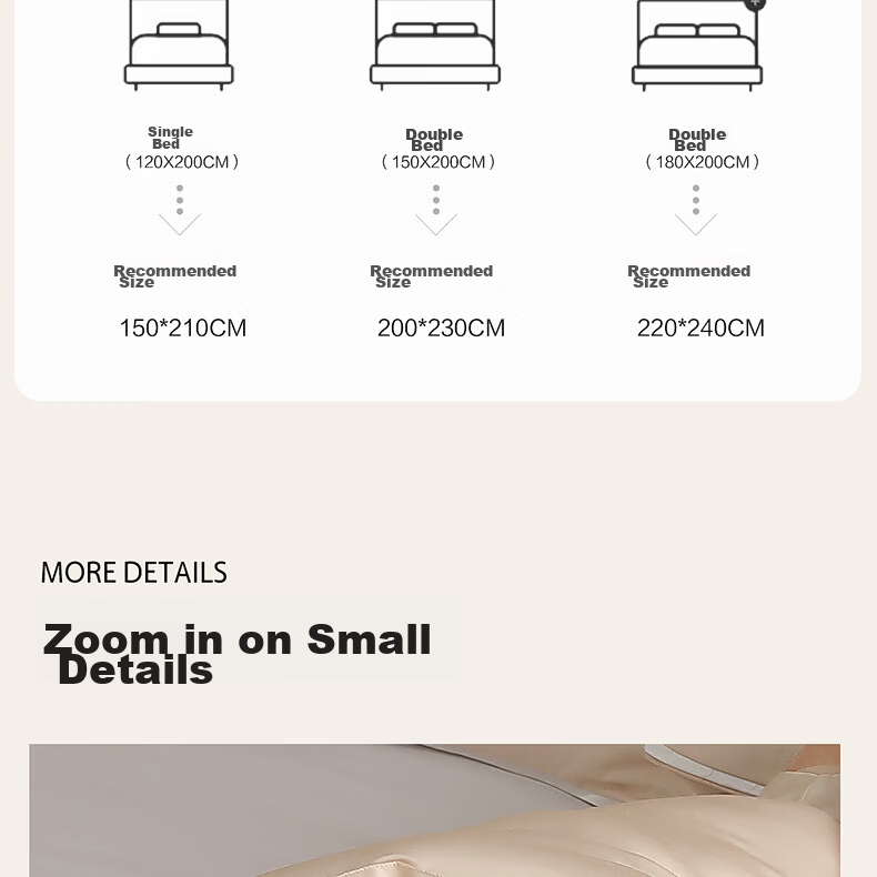 Shuixingjiafang Soybean Quilt Summer Cool Quilt Double Air Conditioning Quilt Washable Summer Quilt Thin Quilt 220x240cm Approximately 4 Ji 14