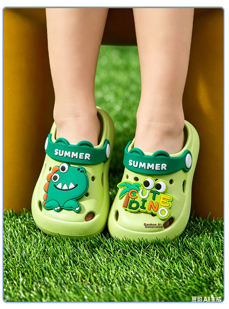 Pig Daddy Kids Slippers Boys Girls Summer Indoor Non-Slip Closed-Toe Toddler Beach Clogs Pink Size 17 21