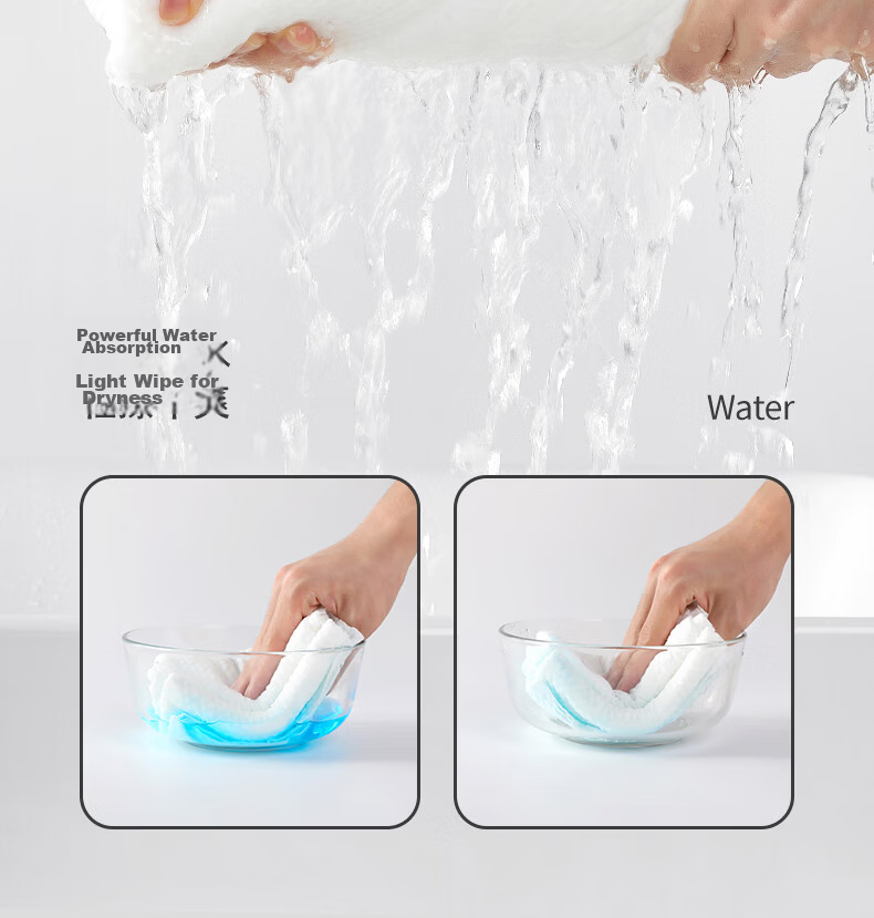 MUJI Disposable Compressed Bath Towels 10-Pack Extra Large Thick Travel Set Individually Packaged Hotel Shower Towels 10