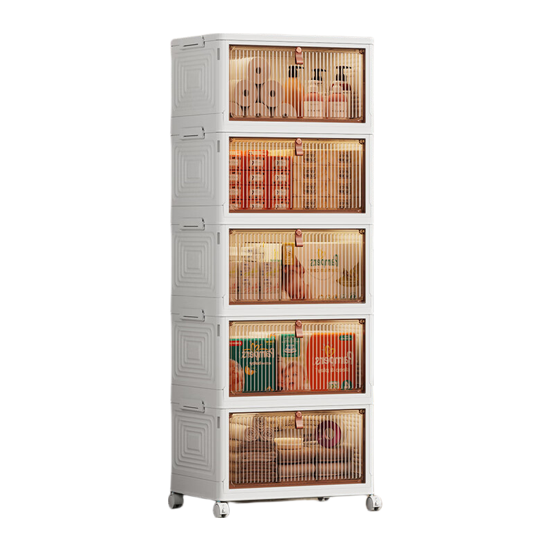 JEKO&JEKO Bathroom Storage Rack, Floor-Standing Gap Organizer Cabinet, Bathroom Storage Cabinet, Toilet Storage Cabinet, Five-Tier