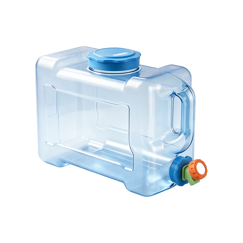 Baijie Pure Water Bucket Food-Grade PC Outdoor Water Bucket 12L Portable Drinking Water Container with Tap