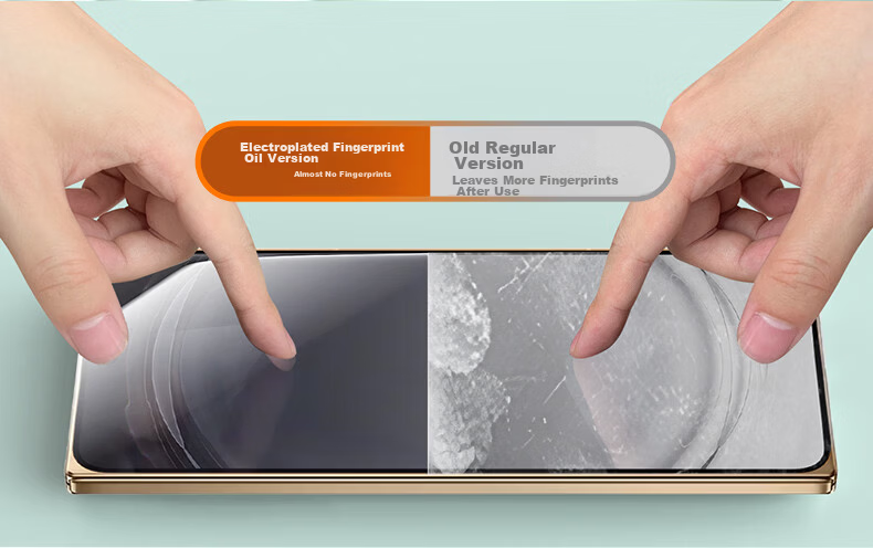 Langling [2-Pack Premium Ice Ceramic Film] for OPPO Find N6 Screen Protector, Non-Tempered Hydrogel Self-Healing HD Soft Film, Anti-Fingerprint 10