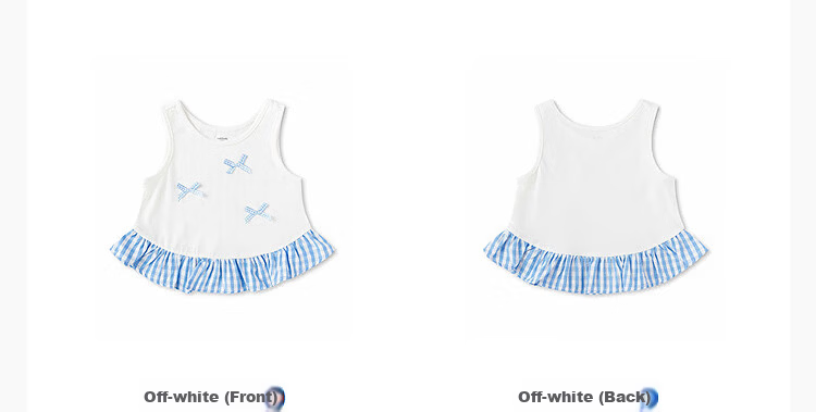 Balabala Girls' Vest 2026 New Summer Pure Cotton Sleeveless Children's Top Baby T-Shirt Fashionable Infant 17