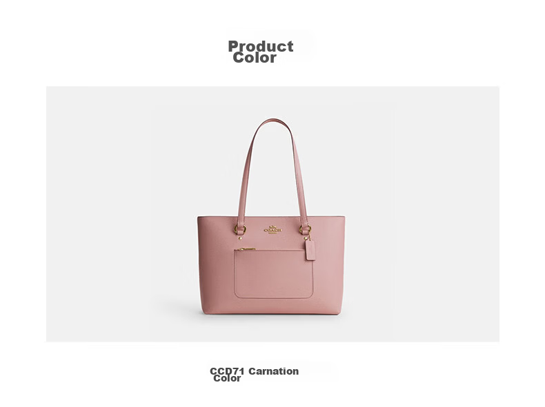 COACH Station Classic White Shoulder Tote Bag CCD69 Gift 3