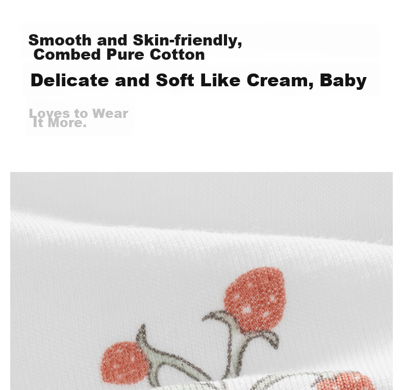 Beitaisi Baby Romper, Summer Infant Clothing, Short-Sleeve Belly-Protecting Pajamas, for Boys And Girls, Newborn Pure Cotton Onesie 5