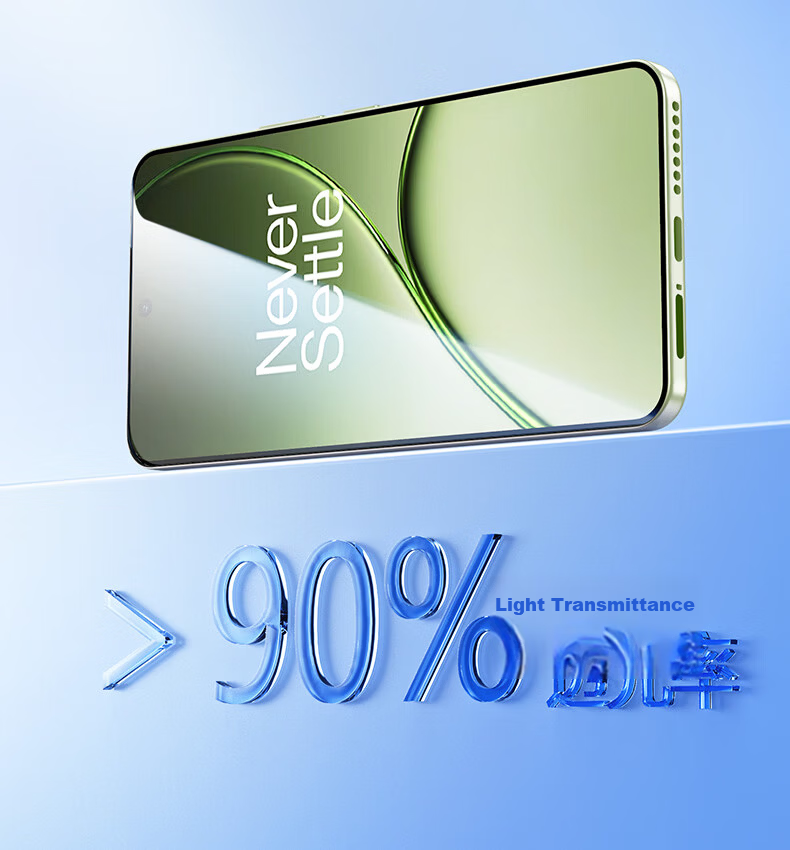 Langling [2-Pack Drop-Proof] Tempered Glass Screen Protector for OnePlus 15T with Ultrasonic Fingerprint Unlock, Full Coverage, HD, Anti-Drop, Explosion-Proof, No Black Edges 15