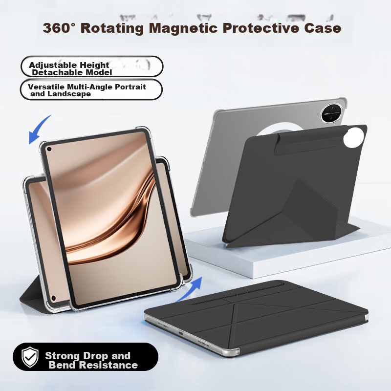 Rishihai Huawei MatePad Mini Protective Case Reading Edition/Collector's Edition Magnetic Detachable PC Matte Hard Shell 8.8-inch Mini Tablet Case