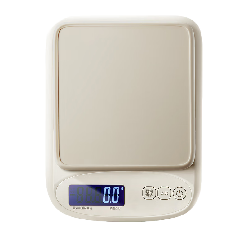 Bear Smart Dough Water Ratio High-Precision Kitchen Dough Mixer Electronic Scale Food Scale Baking 0.1g High Precision Long Battery Life DZC-G01W1