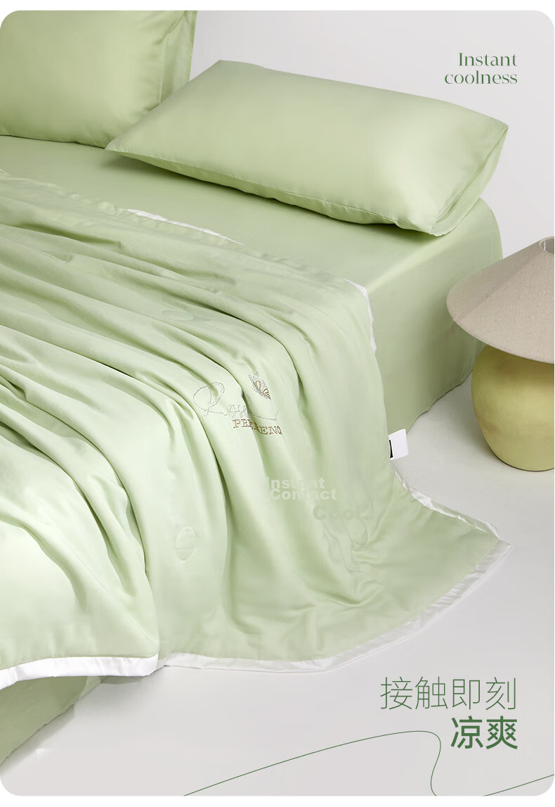 Dohia Home Textile Silk Quilt, 100% Silk Air Conditioning Comforter, Washable Summer Cool Quilt, Thin Summer Quilt, 229×230cm 2