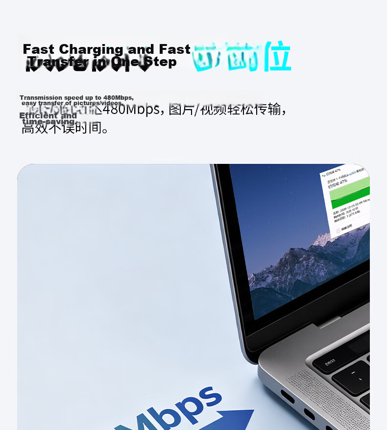 Hisense Apple Charging Cable Type-C to Lightning PD 27W Fast Charging Cable for iPhone 14/13 Pro Max/12/11 Mobile Car Use 1.2m 12