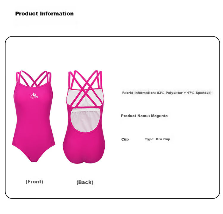 Disney Women's Professional One-Piece Racing Swimsuit for Adults and Teens D16328S2H Red XL 15