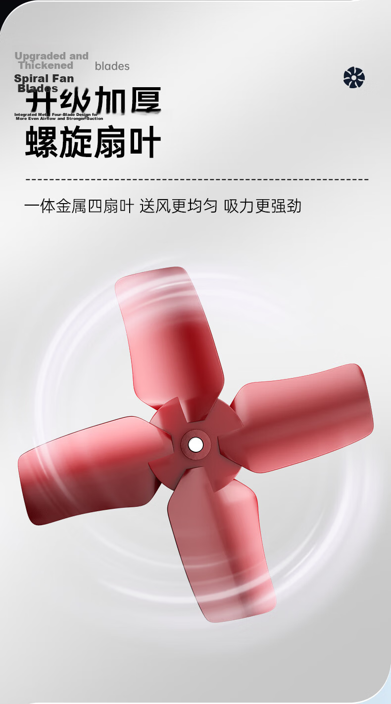 Diamond Brand High-Power 12-Inch Red Four-Blade Exhaust Fan Kitchen Range Hood Home Bathroom Ventilation Industrial Strong Ventilator 8