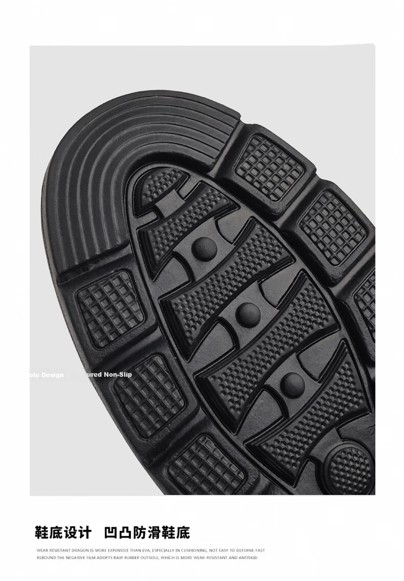 CARTELO First Layer Cowhide Men's Breathable Casual Leather Slip-On Shoes Genuine Leather Dad Shoes KX05 Black Size 46 7
