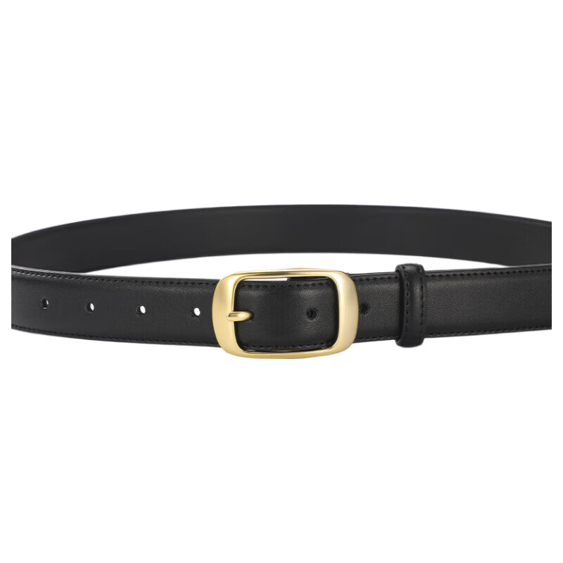HOCR Women's Leather Belt Denim Jeans Belt Korean Style New Simple Pin Buckle Trendy Waist Belt Birthday Gift for Girlfriend