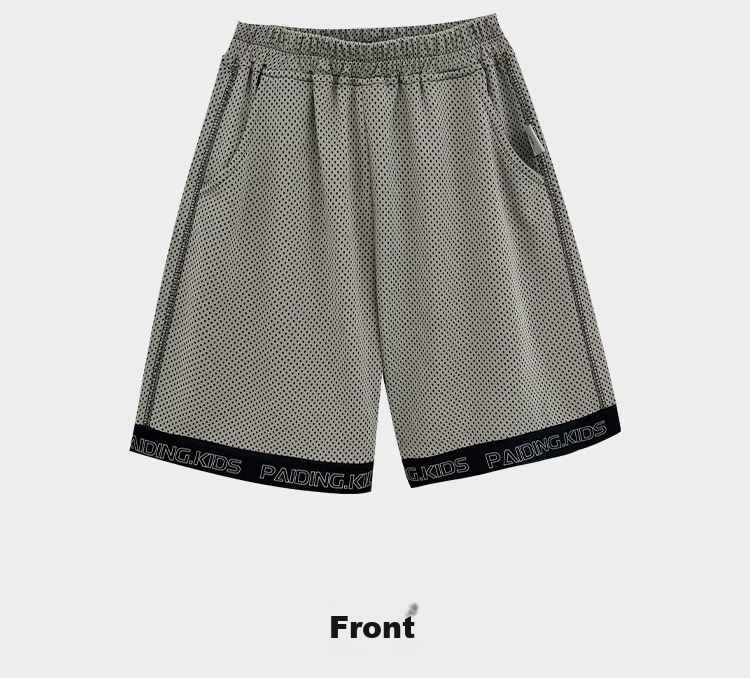 Paicheng Boys' Summer Breathable Mesh Sports Two-Piece Set 2026 New Stylish Kids' Outfit for Older Children 11