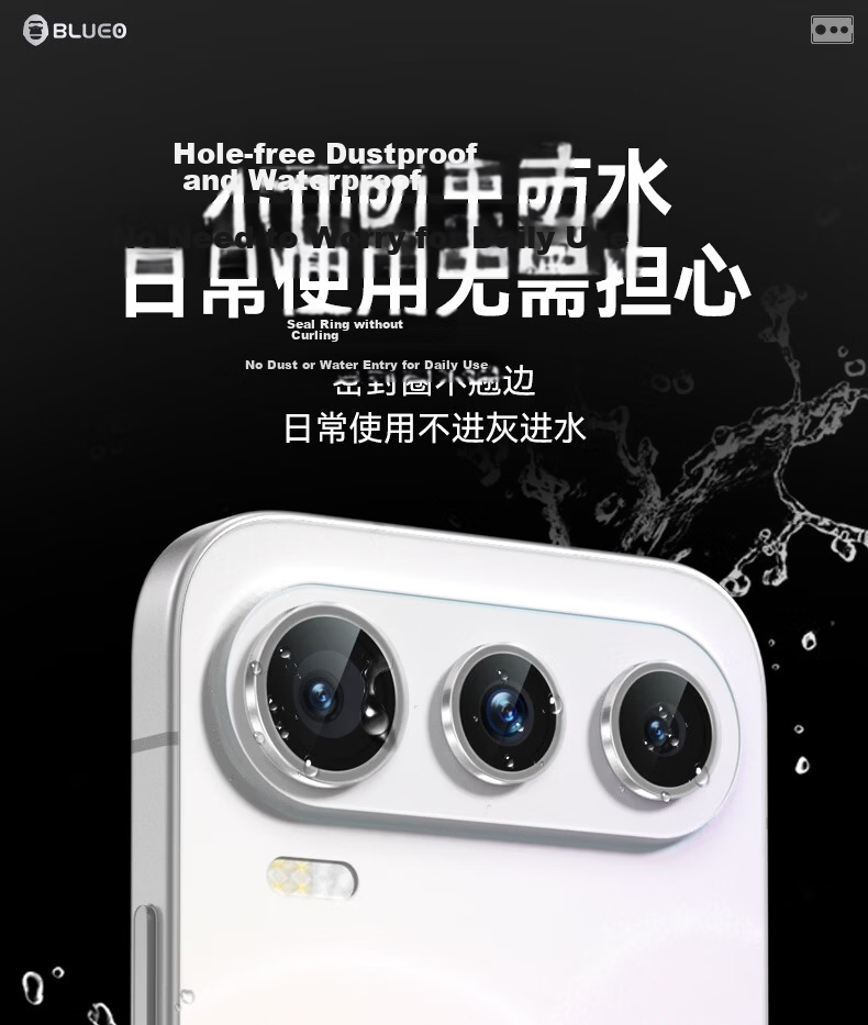 BLUEO AR Anti-Reflective Honor 600Pro Rear Camera Lens Protector High Transparency Shockproof Scratch-Resistant Film 10