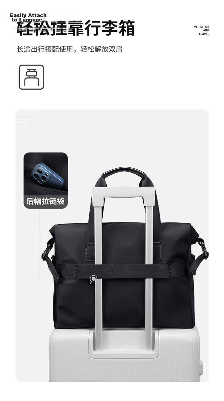 GOLF Men's Briefcase Handbag 13.3/14 Inch Laptop Bag Business Casual Commuter Travel Office Bag 20
