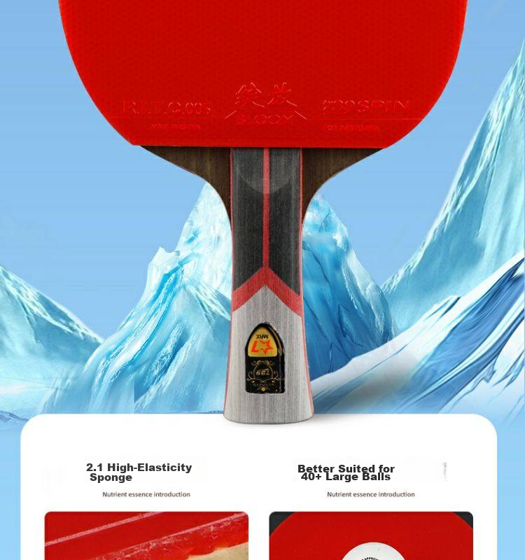 729 Table Tennis Paddle Zhongkao Physical Test Gold Label 6-Star 7-Star 8-Star 9-Star Adult Professional Competition Training 8
