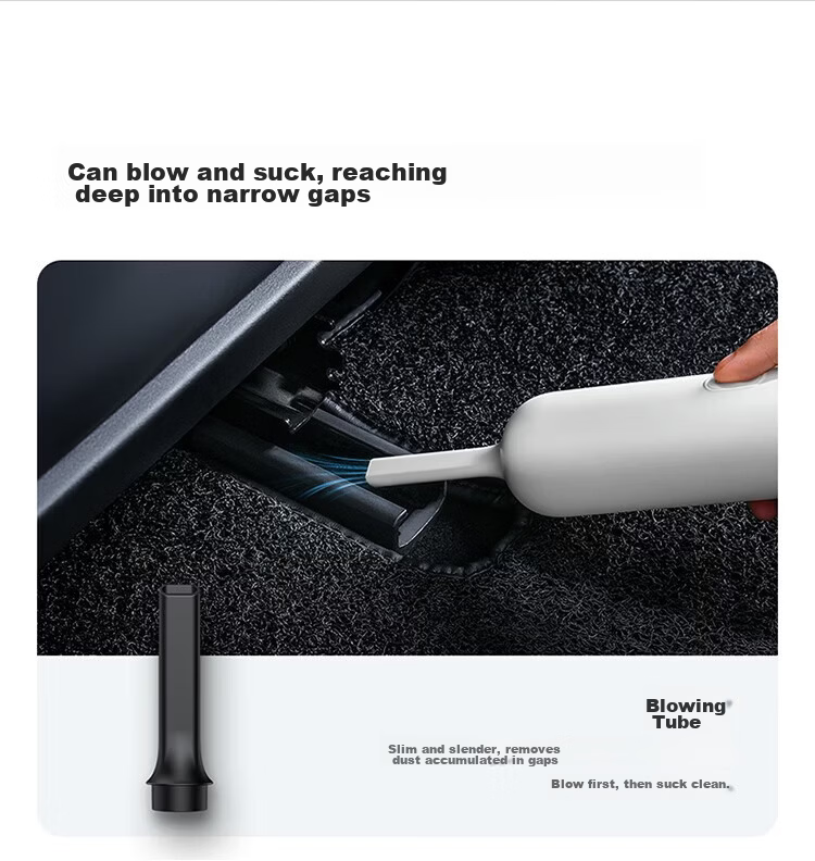 BASEUS Car Vacuum Cleaner Wireless Handheld High Suction Power Portable 120ml A2 Pro 7