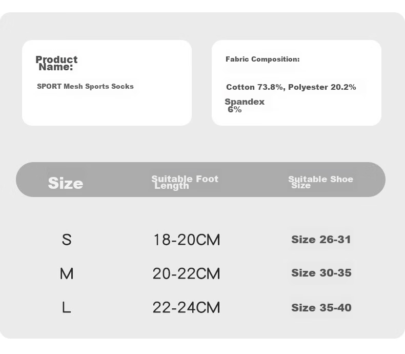 Langsha Children's Socks Summer Thin Cotton Socks Boys Summer Mesh Thin Socks Boys Big Kids Spring Summer Odor-Resistant Kids Socks 3