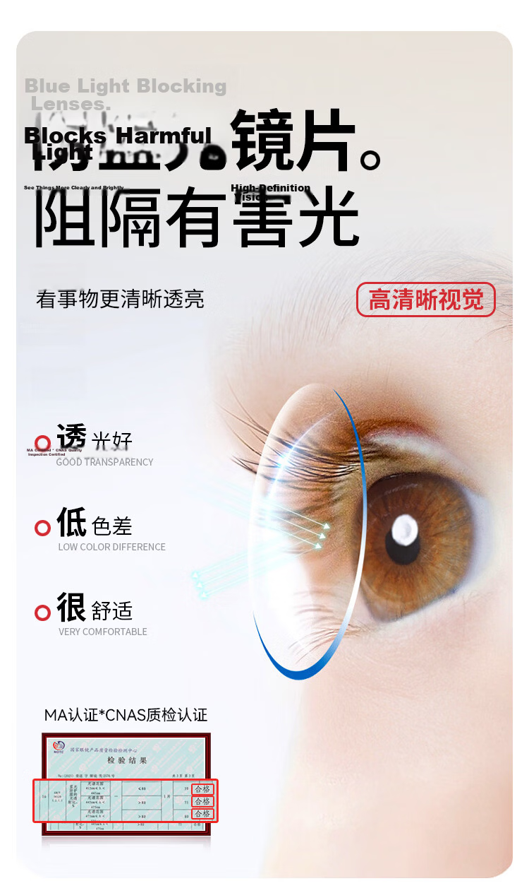 Mr. PuTian Reading Glasses for Men And Women, Anti-Blue Light, Genuine High-Definition Fashionable Youthful Presbyopic Glasses 150 Degrees (50-54 Years Old) 7
