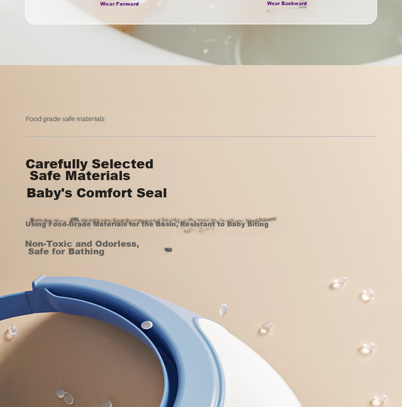 AVENT Kids Shampoo Shield Baby Bath Ear Protection Wash Hair Cap 14
