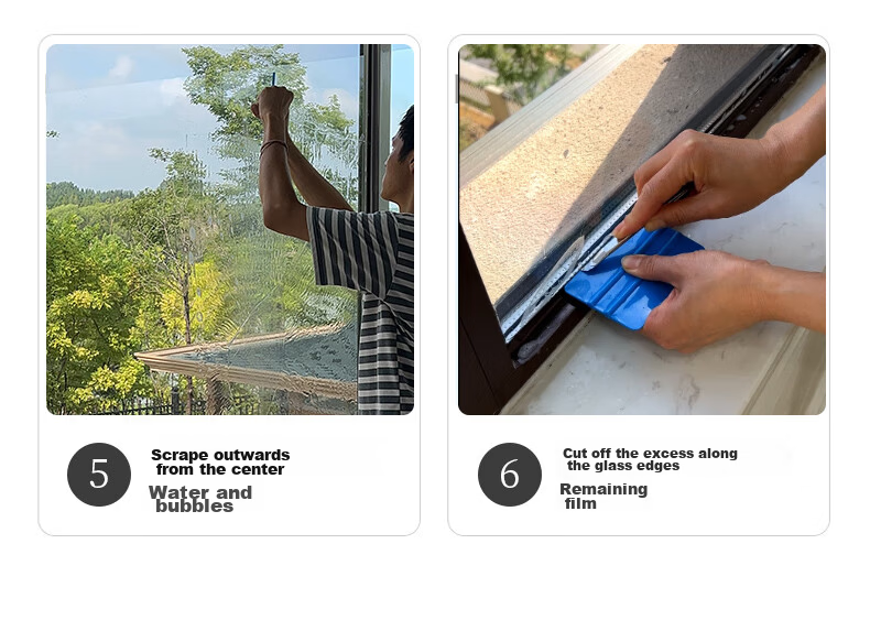 Xiruo Window Sunshade Heat Insulation Film UV Protection Glass Sticker Light Blocking Balcony Privacy One-Way Vision Film 12