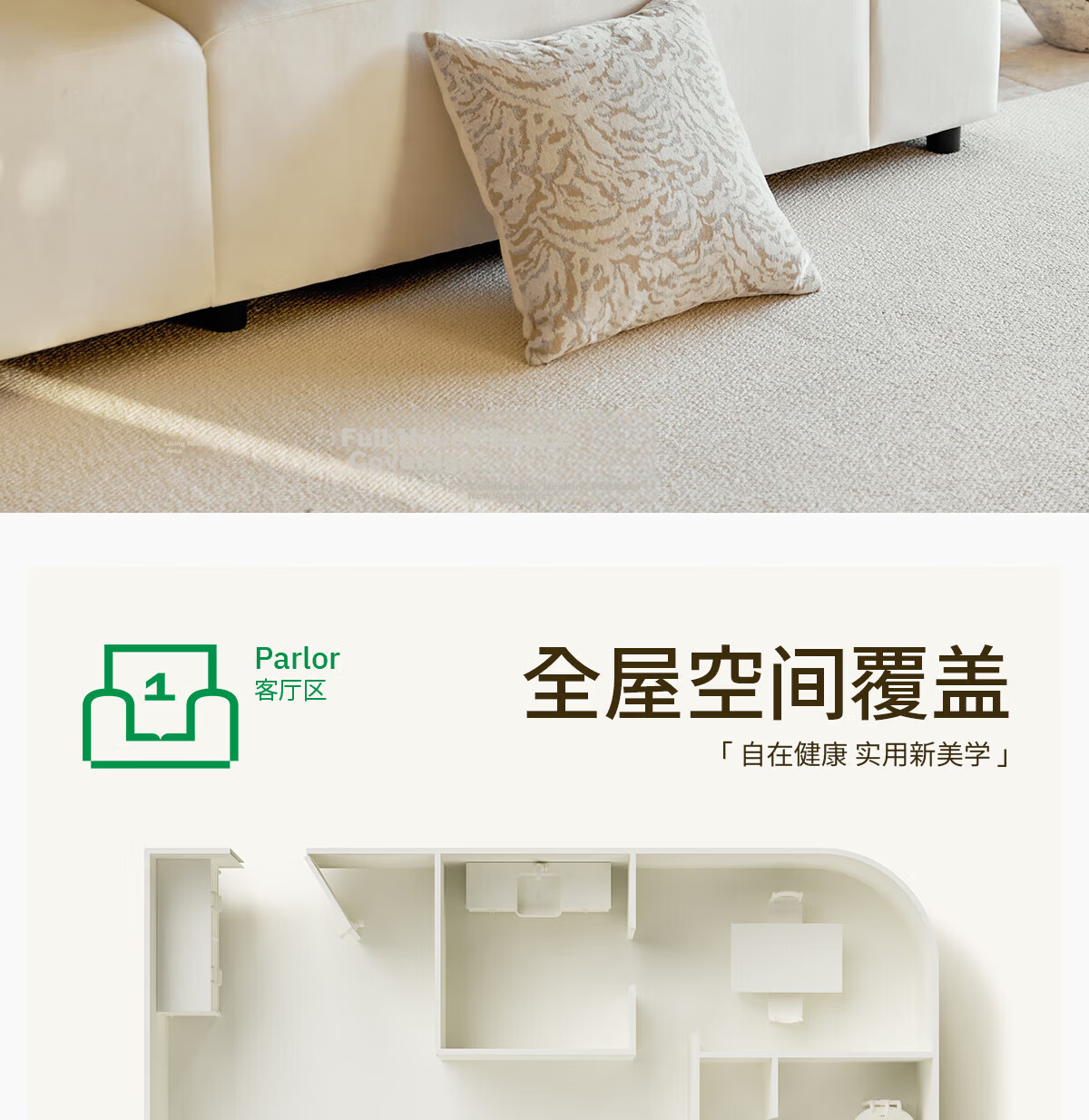 COMICOMI Sofa Cushion Luxury Living Room Pillow with Inner Core Removable Washable Cover 45*45cm 3