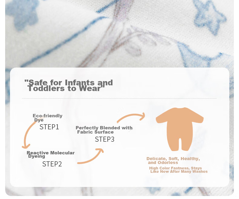 Happy Little Bear Baby Pure Cotton Romper Newborn Spring and Autumn Antibacterial Bodysuit Infant Seamless Jumpsuit Crawling Suit 14