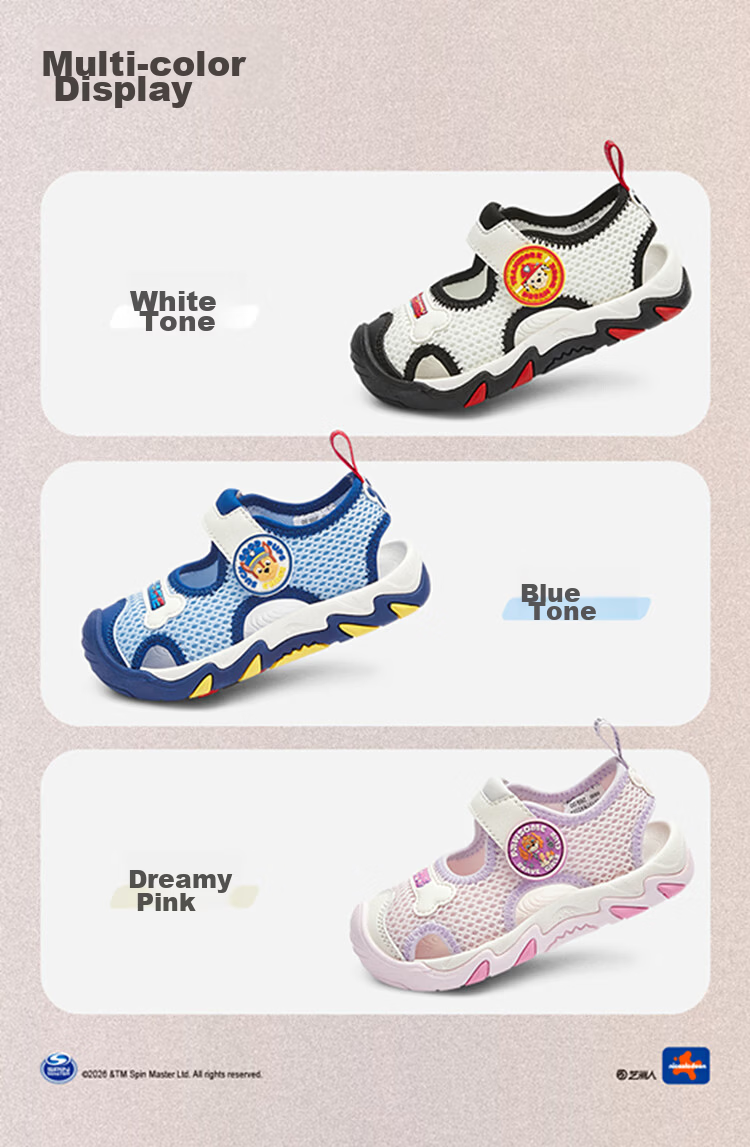 Balabala [Paw Patrol IP] Children's Toddler Shoes Boys Girls Summer New Breathable Sports Sandals Steady Walking Shoes Kids Shoes 11