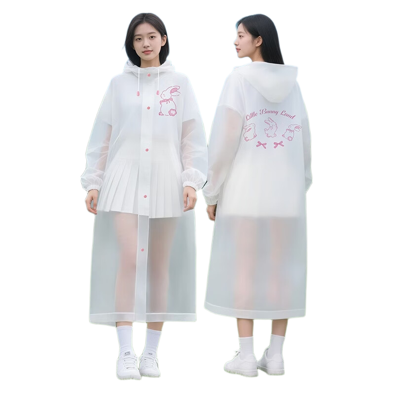AIKANGNI Disposable Raincoat, Thickened for Heavy Rain Protection, Full Body Coverage for Adults, Suitable for Electric Bikes, Stylish Design, Bangni Playground