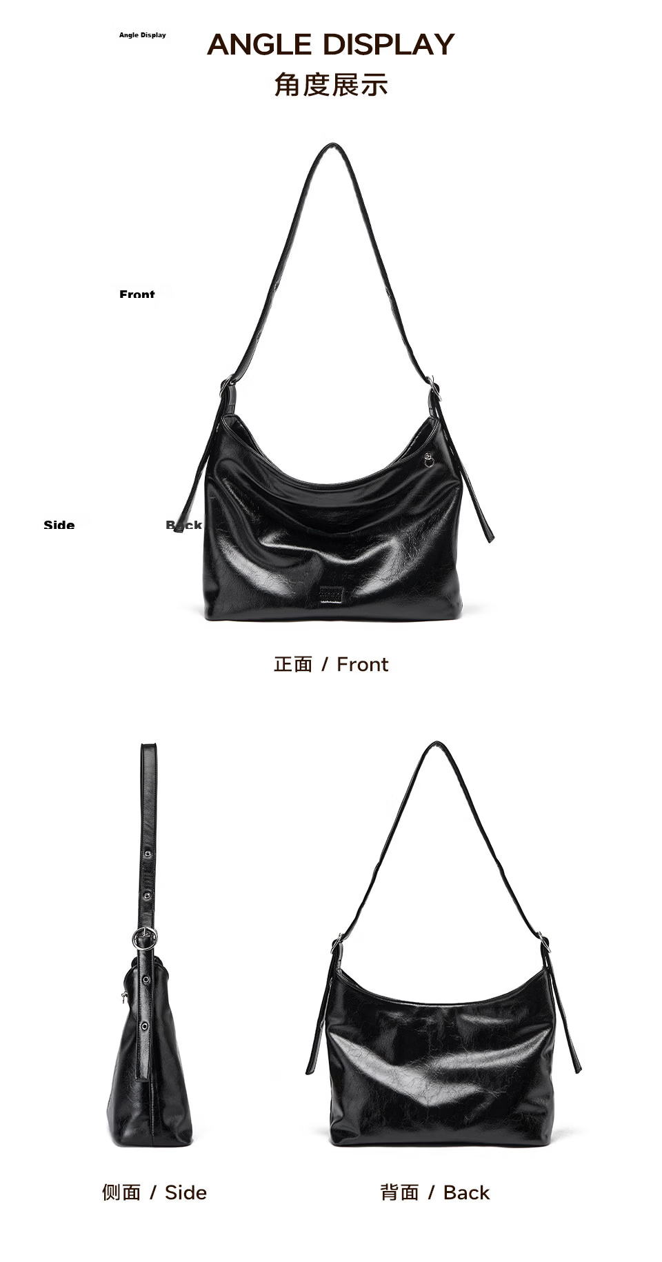 Hotwind Women's Shoulder Bag Underarm Bag Tote Crossbody Handbag Commuter Large Capacity Qixi Valentine's Day Gift 10