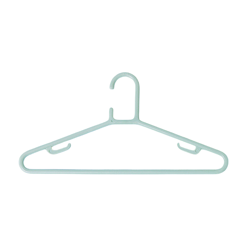 CHAHUA Coat Hangers, Non-Slip Clothes Rack, Wide Shoulder Design, Windproof, PP Material, Pack of 10