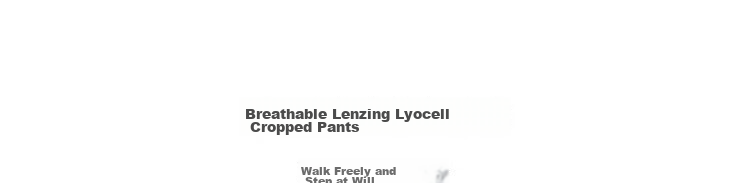 Demana [100 Lyocell] Summer Lightweight Nine-Point Tapered Beaded Drawstring Elastic Waist Petite Women's Casual Pants 4