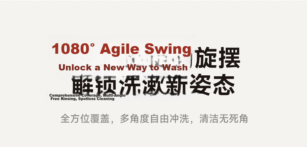 ARROW Robotic Arm Faucet 360° Rotatable Stainless Steel Lucky Cat Hot and Cold Wash Basin AE41307GGW 7