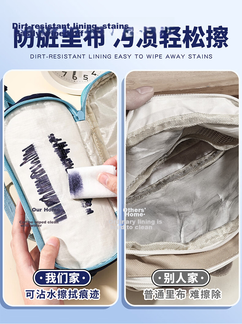 Kabaxiong Large Opening Pencil Case 9-Layer High Capacity Waterproof Dirt-Resistant Student Stationery Essential Back-to-School Stylish Handheld Girls' Stationery Box 5
