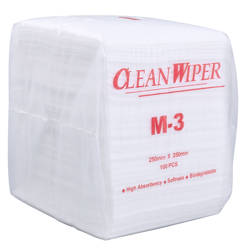 HANYANGCLEAN Domestic M-3 Dust-Free Paper Clean Paper Industrial Electrostatic Dust Removal Paper Absorbent Lens Cleaning Wipes 100 Sheets/Bag