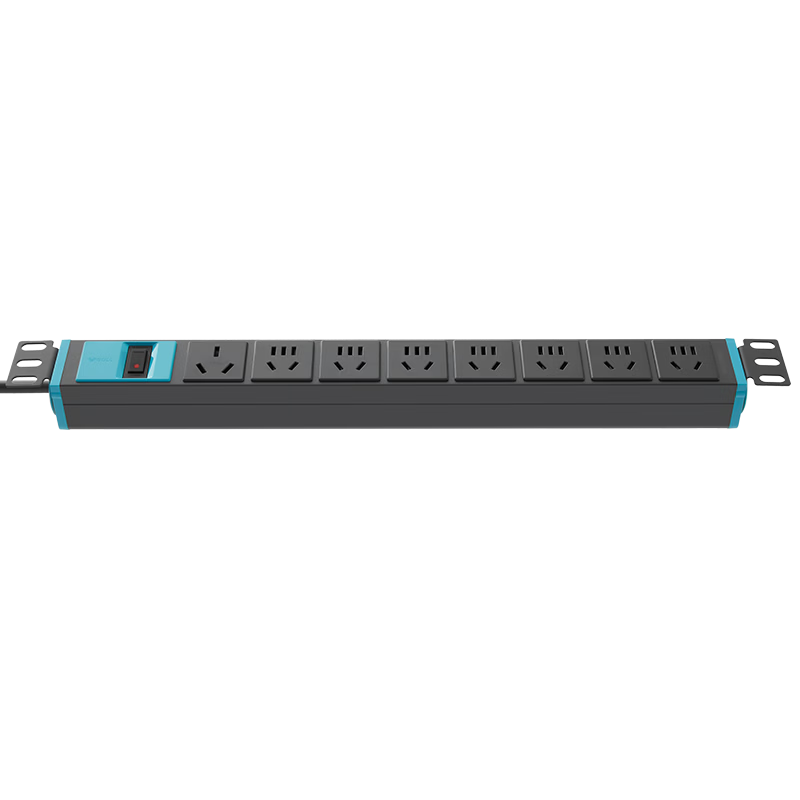 BULL 16A High-Power PDU Desktop Cabinet Socket/power Strip/extension Cord/surge Protector, 8 Outlets with Master Switch, 1.8m Specification GNE-108DE