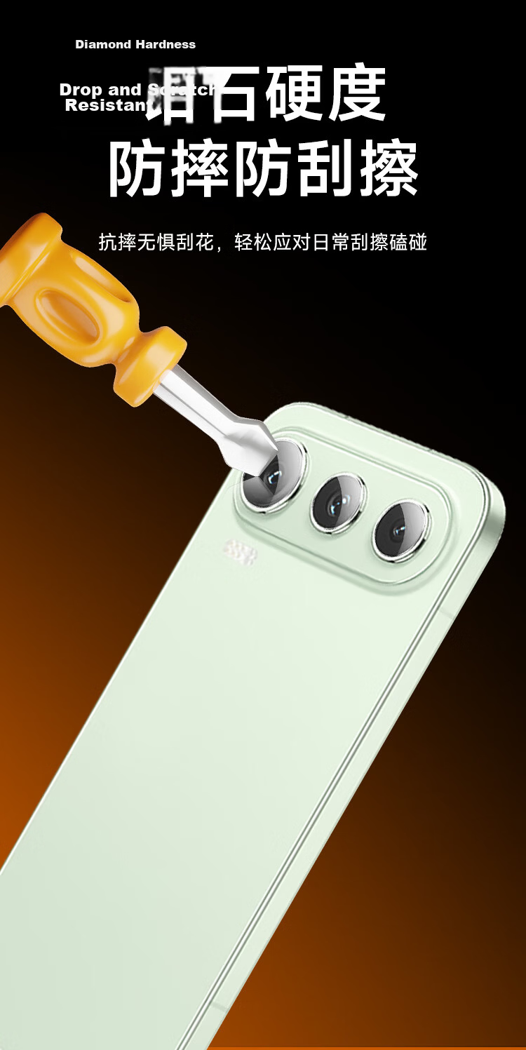 Coollefone Pure Transparent No Ring Ultra Value Two Sets Honor 600Pro Lens Protector Film Honor Phone Camera Lens Protective Film AR Anti-Reflective Ultra-Thin HD Drop-Resistant Scratch-Resistant 8
