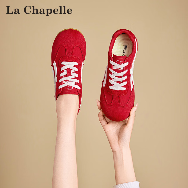 La Chapelle Women's Derby Shoes 2026 Summer Retro Fashion Comfortable Casual Sneakers 625B Beige Gray Black Size 40