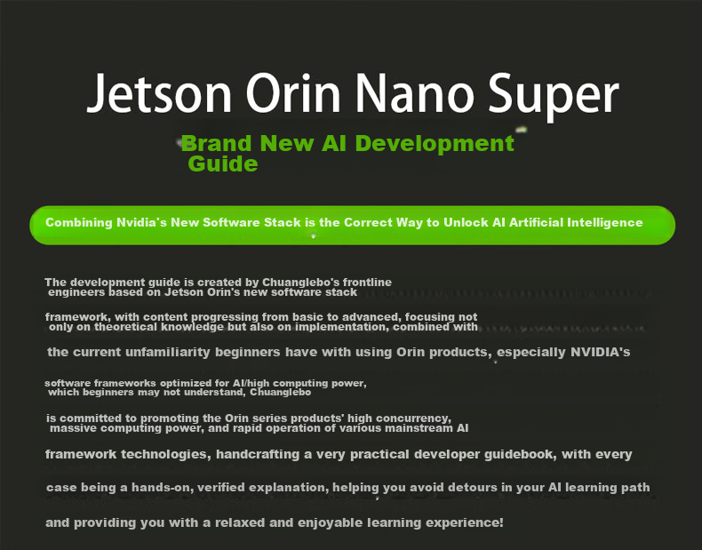 NVIDIA Jetson Orin Nano Super Development Kit Board AI Artificial Intelligence Vision Development Board 67 TOPS 16