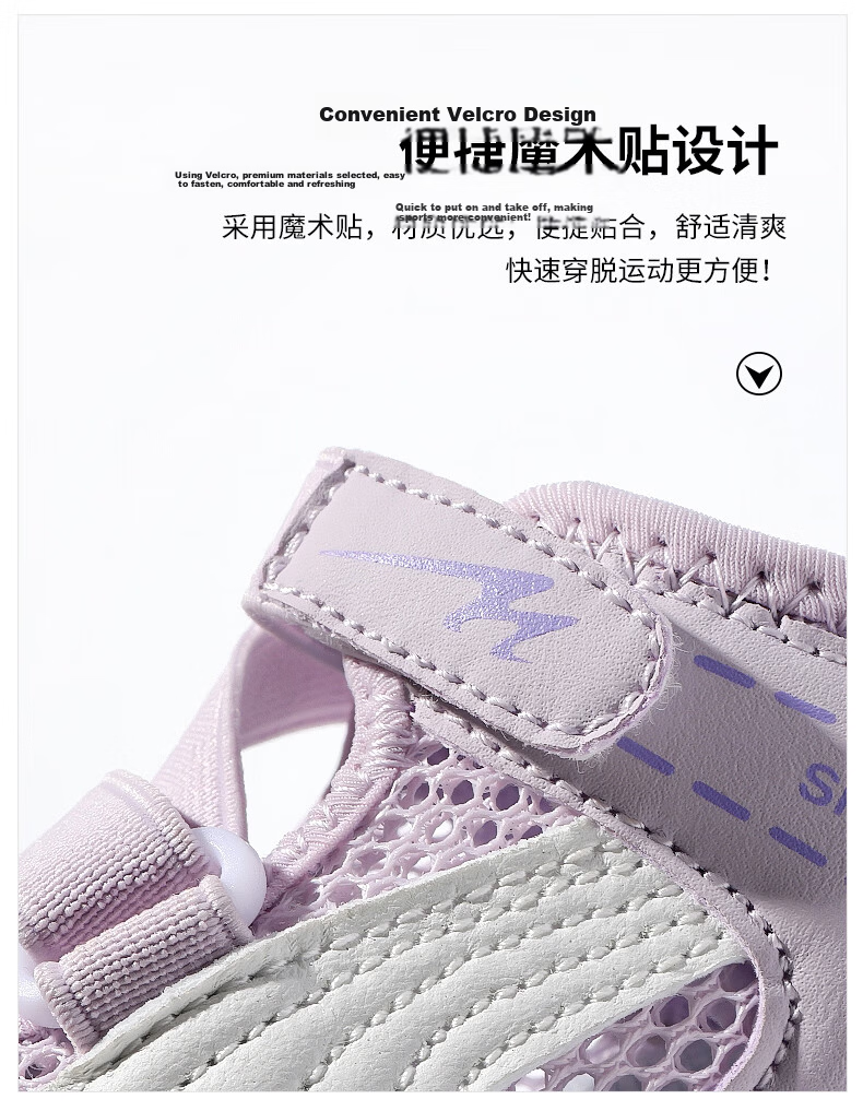 Double Star Girls' Summer Breathable Casual Outdoor Hollow Sports Sandals Mary Jane Shoes Silver Size 36 9