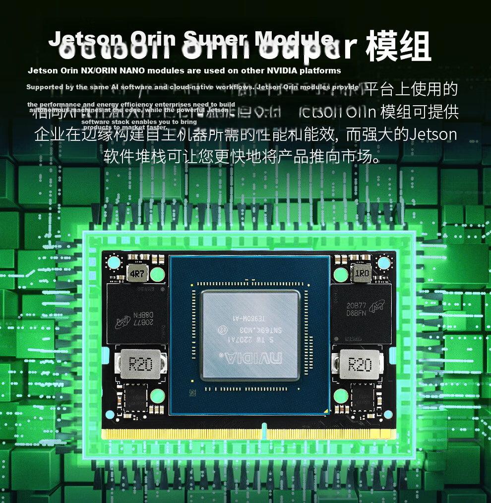 Chuanglebo NVIDIA Jetson Orin Nano Development Board AI Edge Computing Smart Box ORIN NANO NX Core Board 4