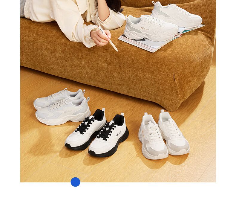 361° Yunjuan Women's Sports Casual Shoes Autumn New Lightweight Dad Shoes Commuting Non-slip 682636704-3 7
